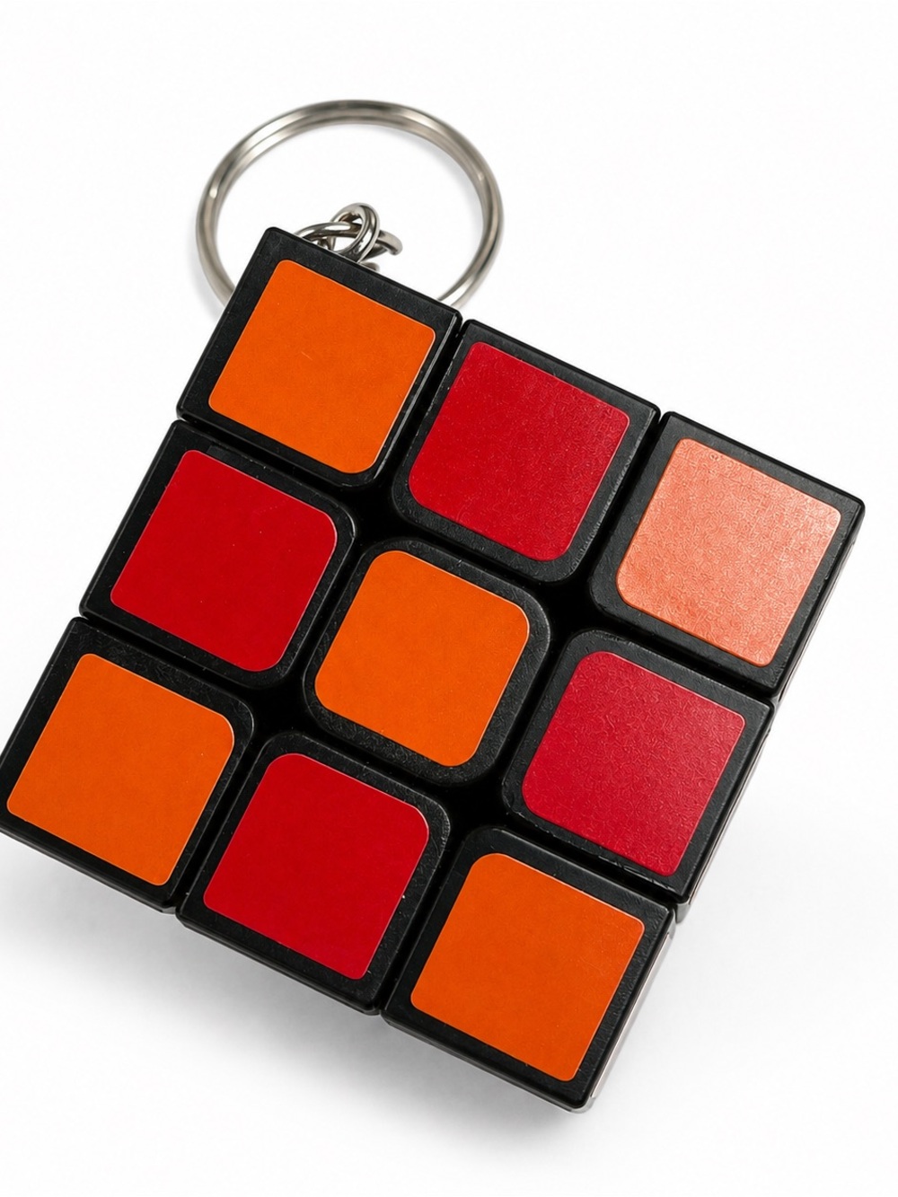 Mini 3x3 Puzzle Cube Keychain Colorful Fidget Brain Teaser Toy